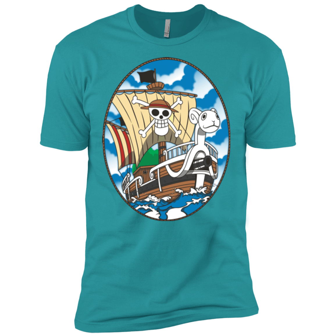 T-Shirts Tahiti Blue / X-Small Going Merry Men's Premium T-Shirt