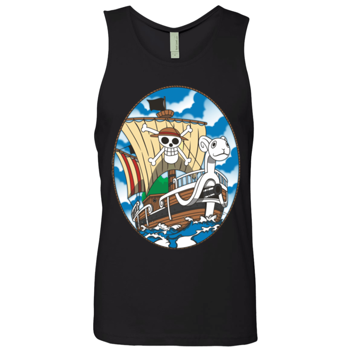 T-Shirts Black / Small Going Merry Men's Premium Tank Top