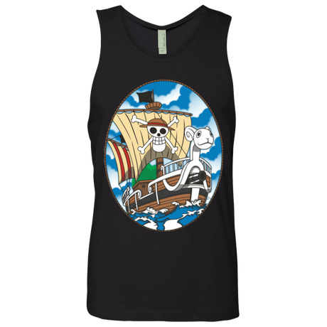 T-Shirts Black / Small Going Merry Men's Premium Tank Top