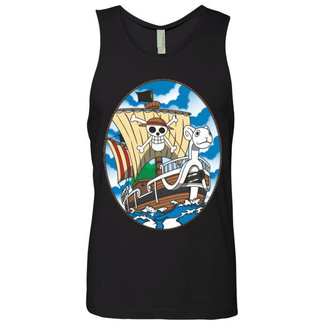T-Shirts Black / Small Going Merry Men's Premium Tank Top