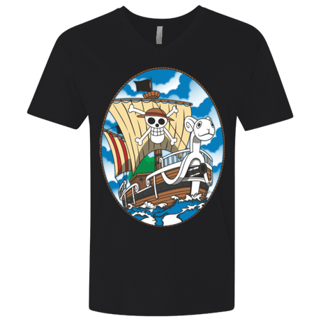 T-Shirts Black / X-Small Going Merry Men's Premium V-Neck