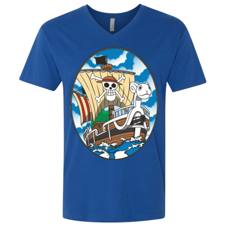 T-Shirts Royal / X-Small Going Merry Men's Premium V-Neck