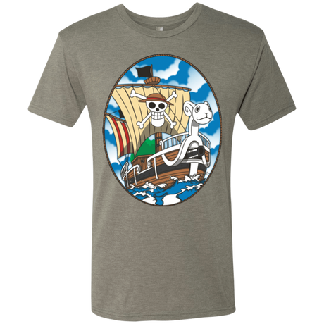 T-Shirts Venetian Grey / Small Going Merry Men's Triblend T-Shirt