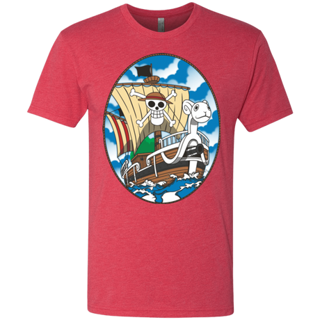 T-Shirts Vintage Red / Small Going Merry Men's Triblend T-Shirt