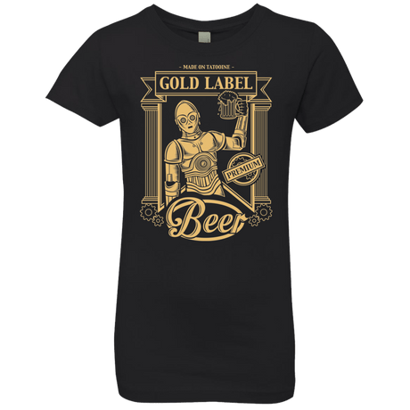 T-Shirts Black / YXS Gold Label Beer Girls Premium T-Shirt