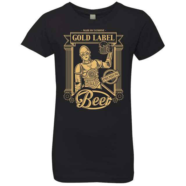 T-Shirts Black / YXS Gold Label Beer Girls Premium T-Shirt