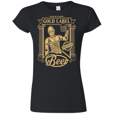 T-Shirts Black / S Gold Label Beer Junior Slimmer-Fit T-Shirt