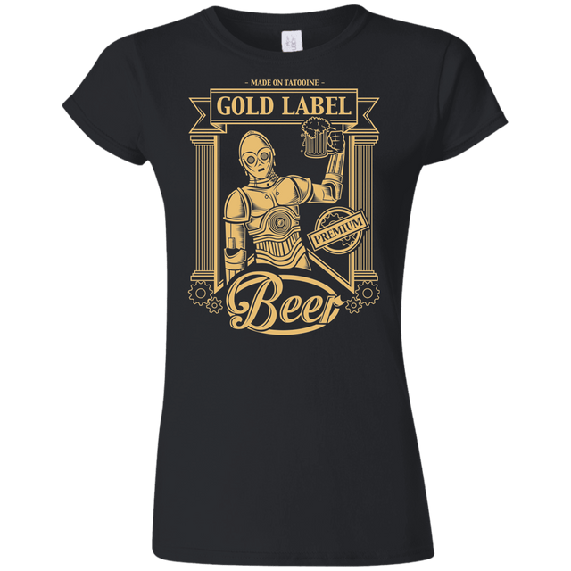 T-Shirts Black / S Gold Label Beer Junior Slimmer-Fit T-Shirt