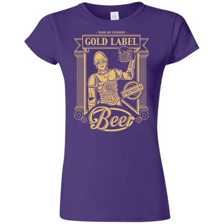 T-Shirts Purple / S Gold Label Beer Junior Slimmer-Fit T-Shirt