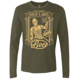 T-Shirts Military Green / S Gold Label Beer Men's Premium Long Sleeve