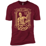 T-Shirts Cardinal / X-Small Gold Label Beer Men's Premium T-Shirt