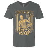 T-Shirts Heavy Metal / X-Small Gold Label Beer Men's Premium V-Neck