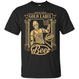 T-Shirts Black / S Gold Label Beer T-Shirt