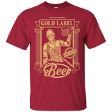 T-Shirts Cardinal / S Gold Label Beer T-Shirt