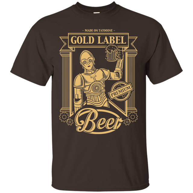 T-Shirts Dark Chocolate / S Gold Label Beer T-Shirt