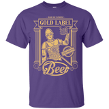 T-Shirts Purple / S Gold Label Beer T-Shirt