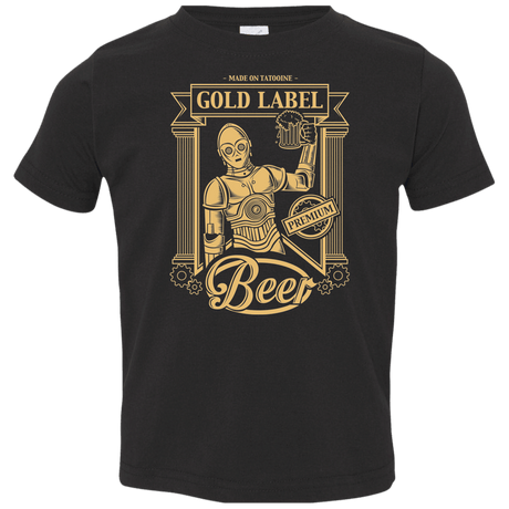 T-Shirts Black / 2T Gold Label Beer Toddler Premium T-Shirt