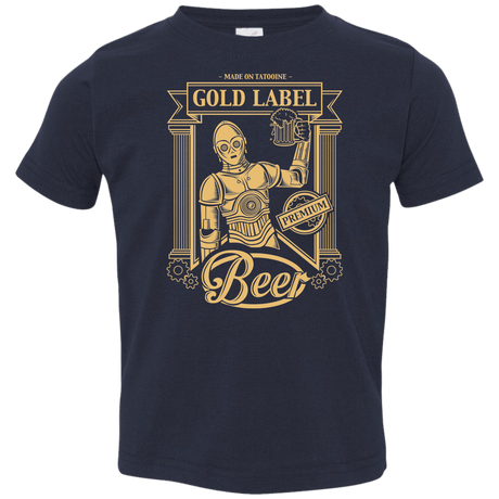 T-Shirts Navy / 2T Gold Label Beer Toddler Premium T-Shirt