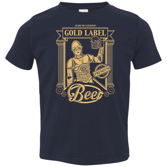 T-Shirts Navy / 2T Gold Label Beer Toddler Premium T-Shirt