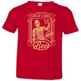 T-Shirts Red / 2T Gold Label Beer Toddler Premium T-Shirt