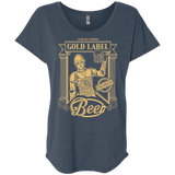 T-Shirts Indigo / X-Small Gold Label Beer Triblend Dolman Sleeve