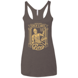 T-Shirts Macchiato / X-Small Gold Label Beer Women's Triblend Racerback Tank