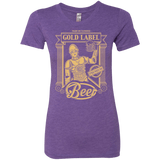 T-Shirts Purple Rush / S Gold Label Beer Women's Triblend T-Shirt