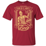 T-Shirts Cardinal / YXS Gold Label Beer Youth T-Shirt