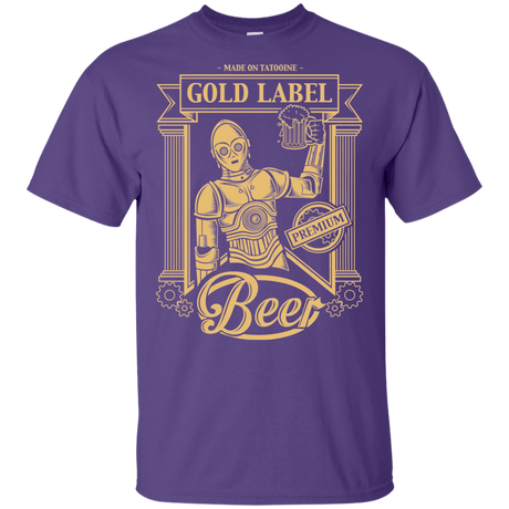 T-Shirts Purple / YXS Gold Label Beer Youth T-Shirt