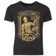T-Shirts Vintage Black / YXS Gold Label Beer Youth Triblend T-Shirt