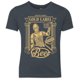 T-Shirts Vintage Navy / YXS Gold Label Beer Youth Triblend T-Shirt