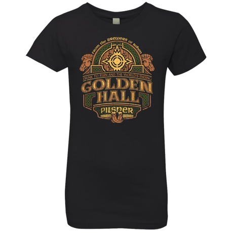 T-Shirts Black / YXS Golden Hall Pilsner Girls Premium T-Shirt