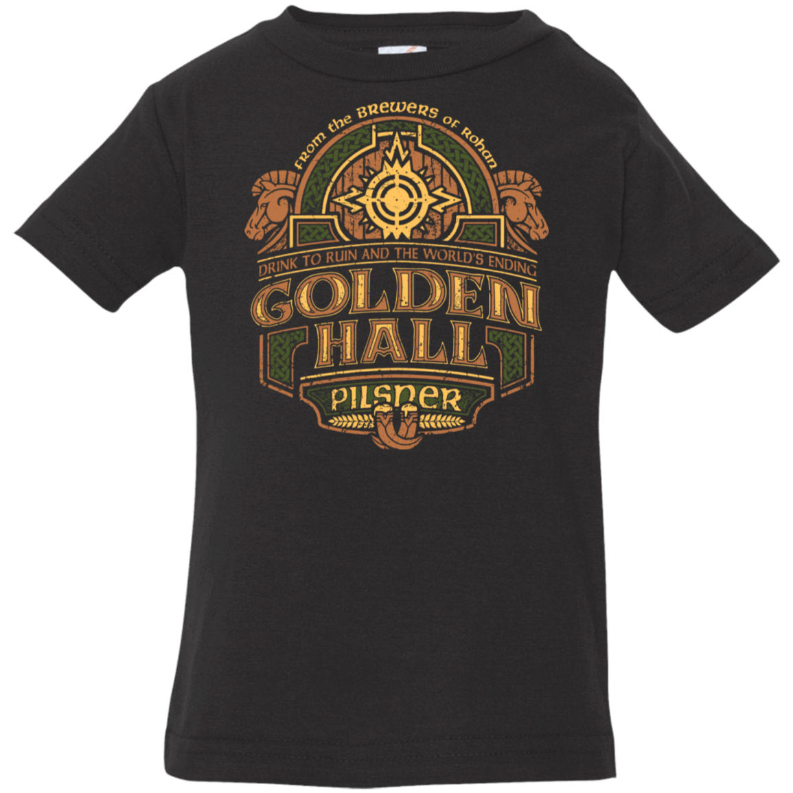 T-Shirts Black / 6 Months Golden Hall Pilsner Infant Premium T-Shirt