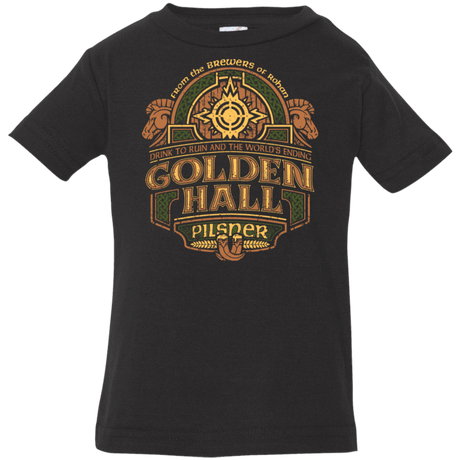 T-Shirts Black / 6 Months Golden Hall Pilsner Infant Premium T-Shirt