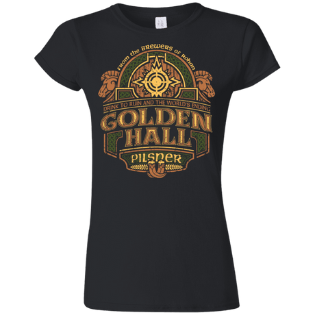 T-Shirts Black / S Golden Hall Pilsner Junior Slimmer-Fit T-Shirt