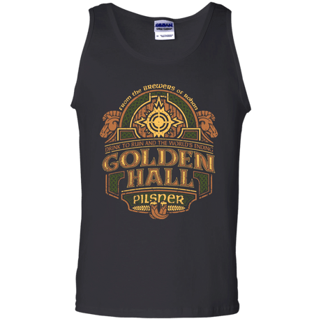 T-Shirts Black / S Golden Hall Pilsner Men's Tank Top