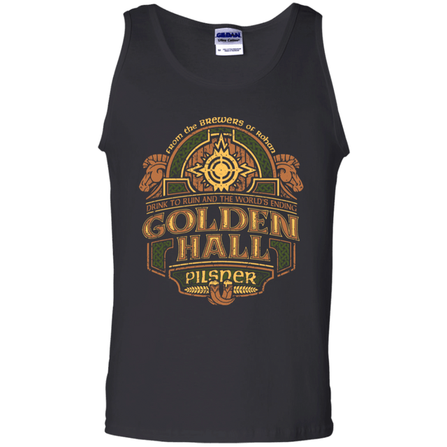 T-Shirts Black / S Golden Hall Pilsner Men's Tank Top