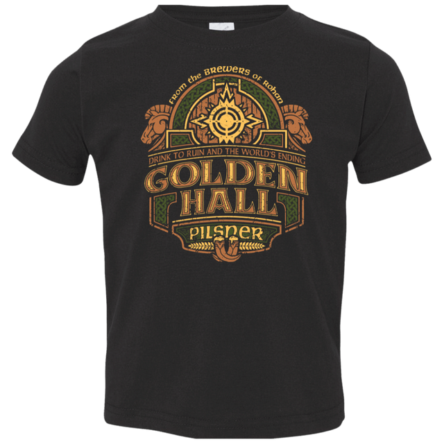 T-Shirts Black / 2T Golden Hall Pilsner Toddler Premium T-Shirt