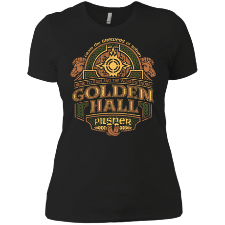 T-Shirts Black / X-Small Golden Hall Pilsner Women's Premium T-Shirt