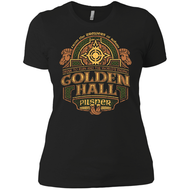 T-Shirts Black / X-Small Golden Hall Pilsner Women's Premium T-Shirt