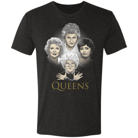 T-Shirts Vintage Black / S Golden Queens Men's Triblend T-Shirt