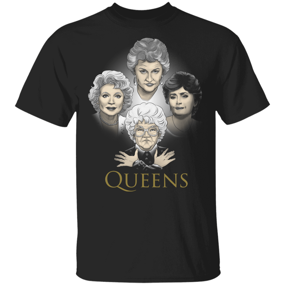 T-Shirts Black / YXS Golden Queens Youth T-Shirt