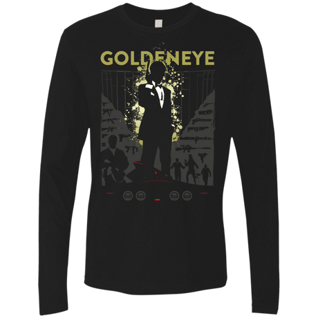 T-Shirts Black / S Goldeneye Men's Premium Long Sleeve