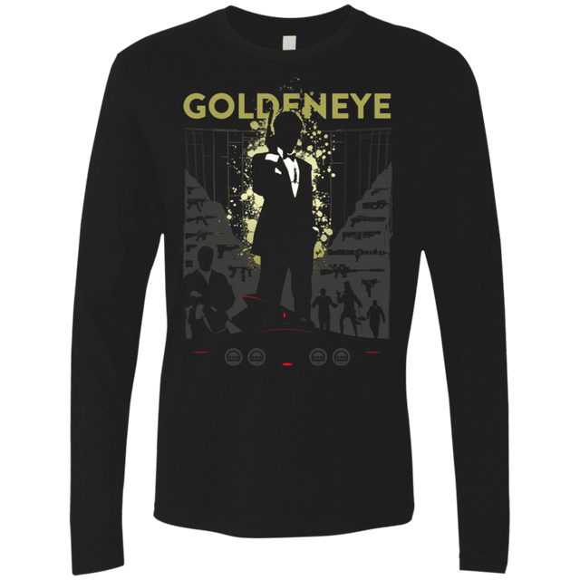 T-Shirts Black / S Goldeneye Men's Premium Long Sleeve