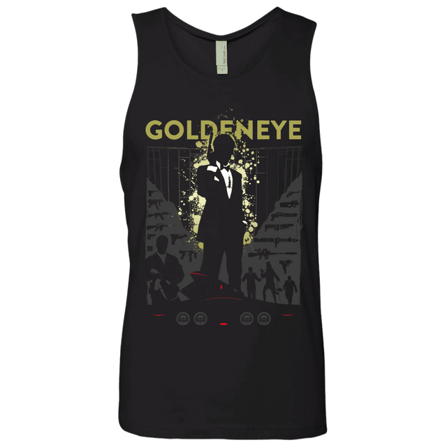 T-Shirts Black / S Goldeneye Men's Premium Tank Top