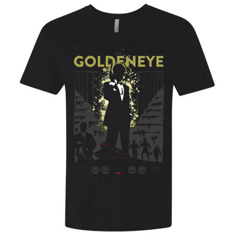 T-Shirts Black / X-Small Goldeneye Men's Premium V-Neck