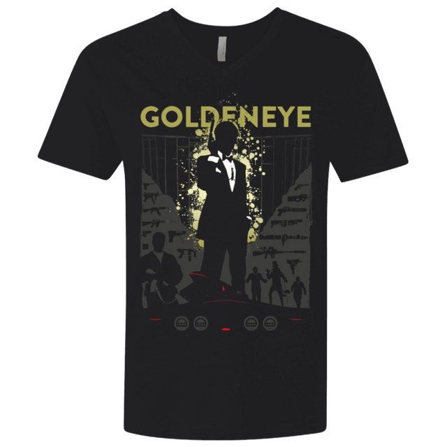 T-Shirts Black / X-Small Goldeneye Men's Premium V-Neck