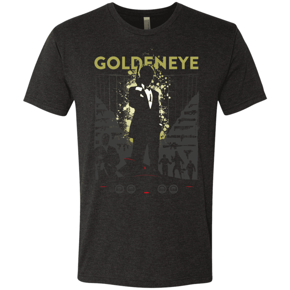 T-Shirts Vintage Black / S Goldeneye Men's Triblend T-Shirt