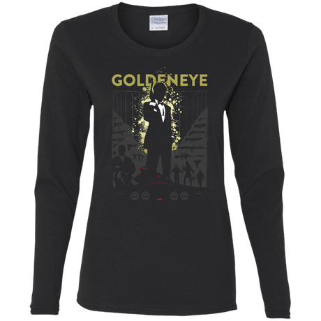 T-Shirts Black / S Goldeneye Women's Long Sleeve T-Shirt