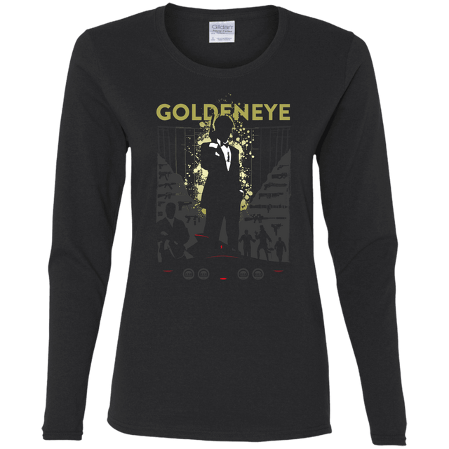 T-Shirts Black / S Goldeneye Women's Long Sleeve T-Shirt